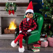 Picture of ELF ON THE SHELF - COSY ROBE & SLIPPERS ELF CLOTHES